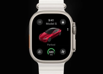 Tesla apple watch