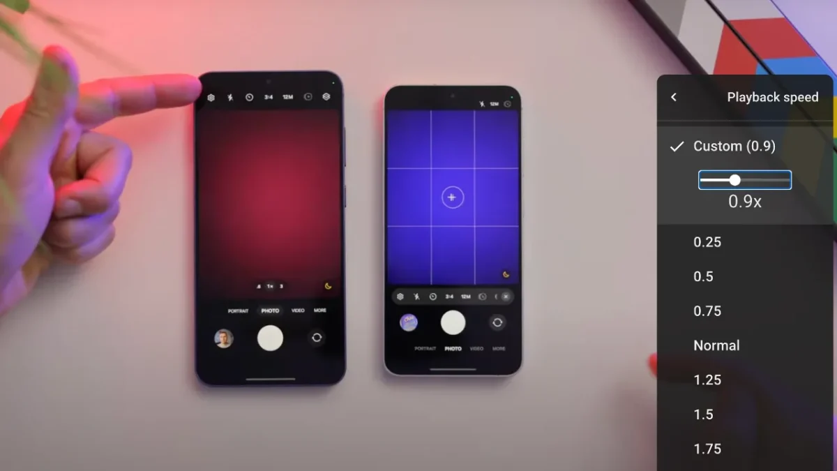 Youtube controlo de velocidade