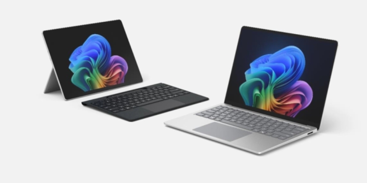 Nova geração de surface copilot+pcs para empresas