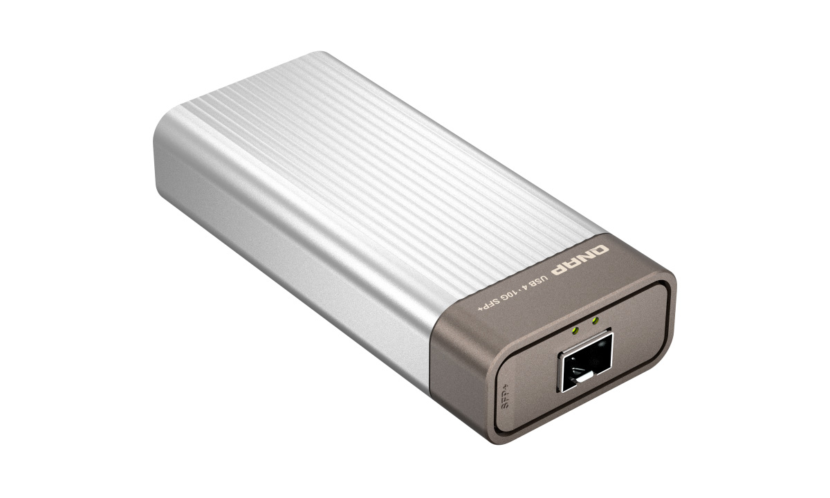 QNA UC10G1SF LEFT TOP TecheNet Qna usb 4: qnap lança adaptadores para redes 10gbe