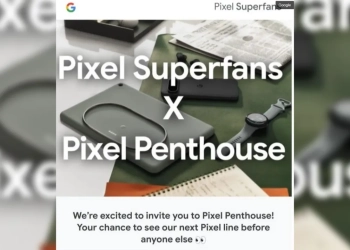 Google pixel 10 convite