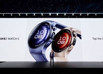 Huawei watch 5 e sensor x-tap em destaque no evento de berlim
