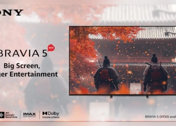 Sony bravia 5 promete experiência de cinema e gaming em casa