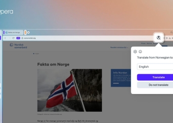 Opera one e opera gx: tradução nativa