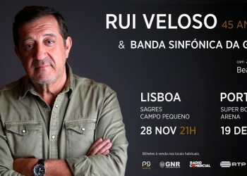 Rui veloso celebra 45 anos de carreira acompanhado pela banda sinfónica da gnr