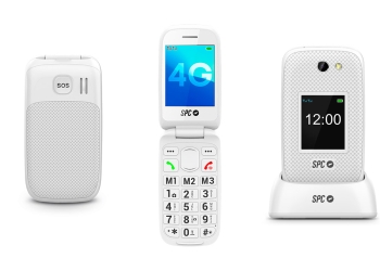 Spc harmony 2: telemóvel sénior resistente, com botão sos e 4g