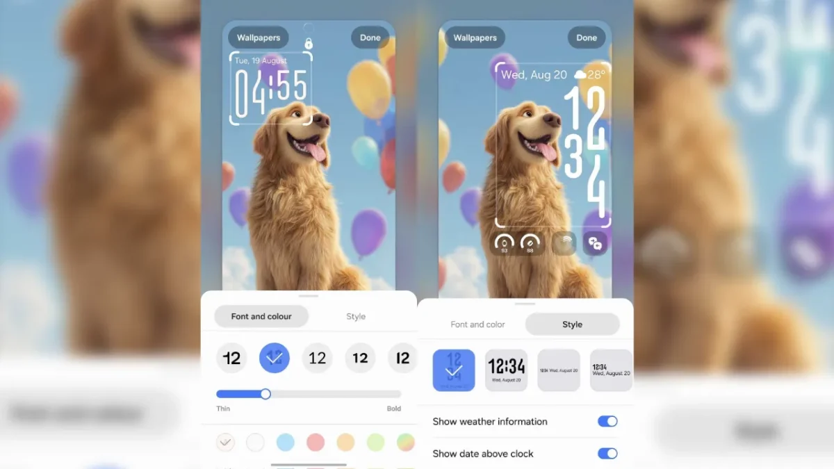 Samsung galaxy s25 - papel de parede adaptivo