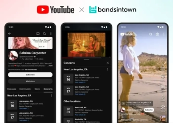 Youtube - bandsintown