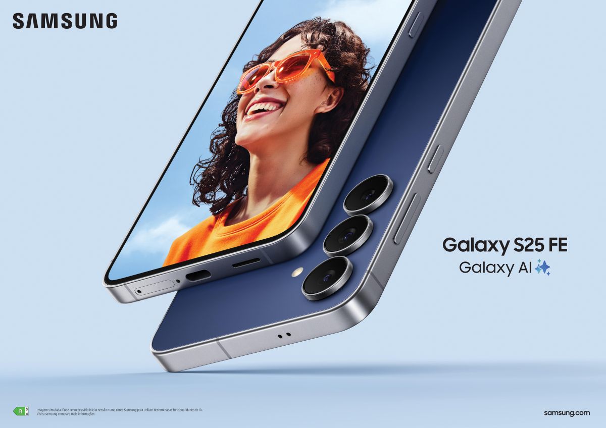 Samsung lança Galaxy S25 FE com foco em IA e preço competitivo