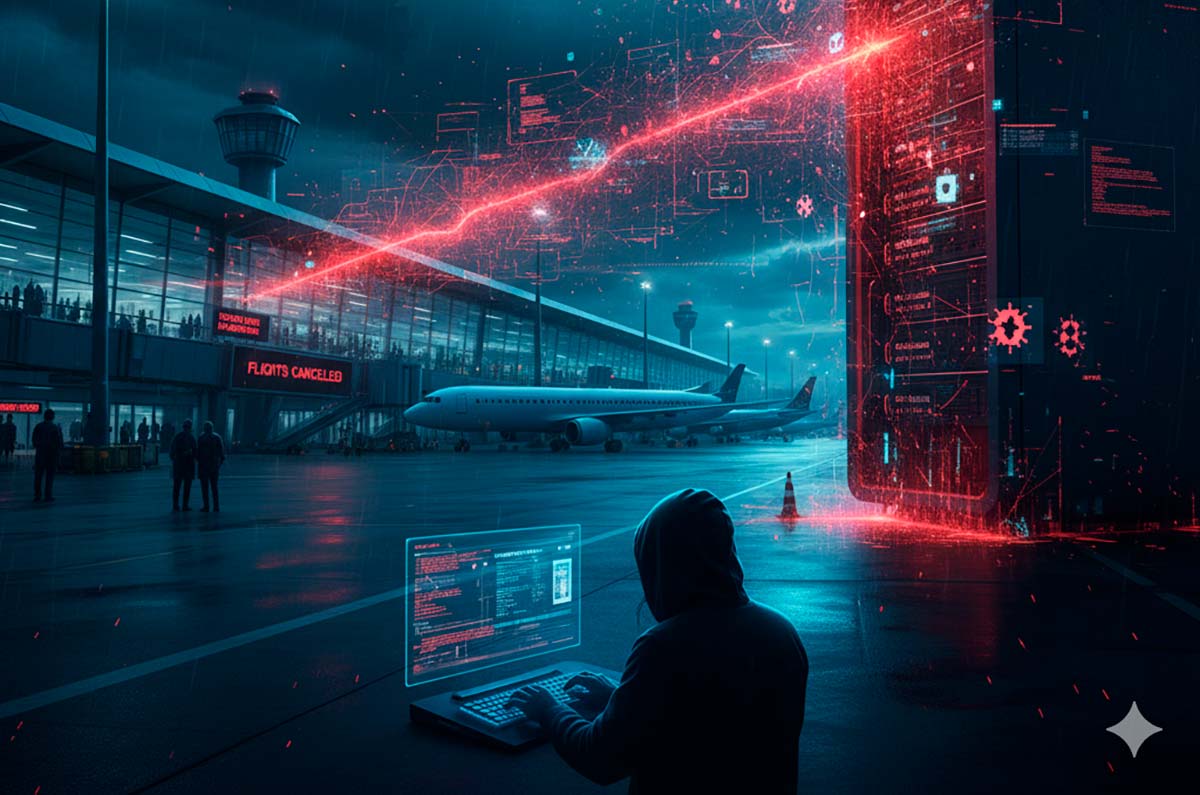 Ciberataque aos aeroportos europeus expõe vulnerabilidades críticas
