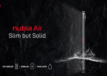 Nubia air é o novo smartphone fino com bateria de 5000 mah