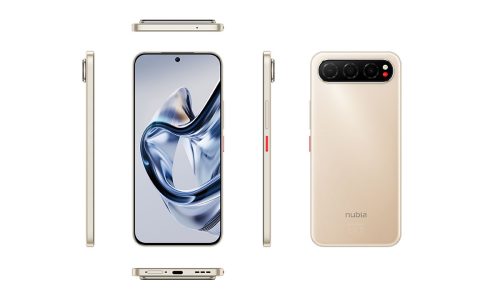 Nubia air gold 6 views