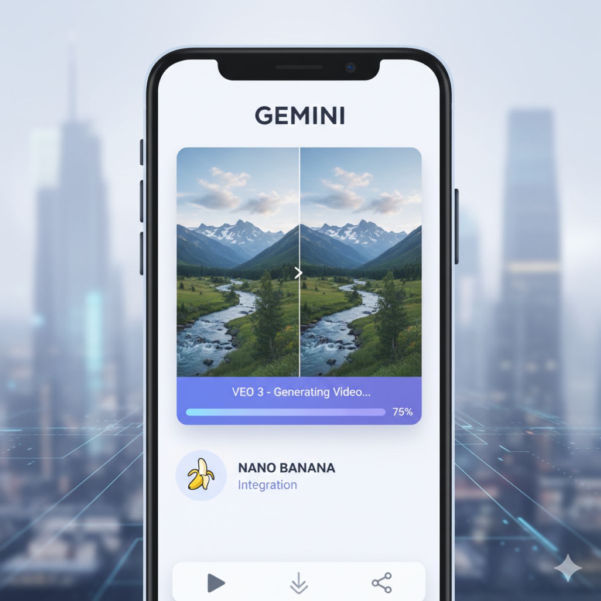Gemini integra veo 3 para converter fotografia em vídeo