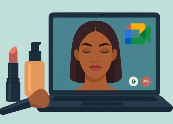 Google meet maquilhagem