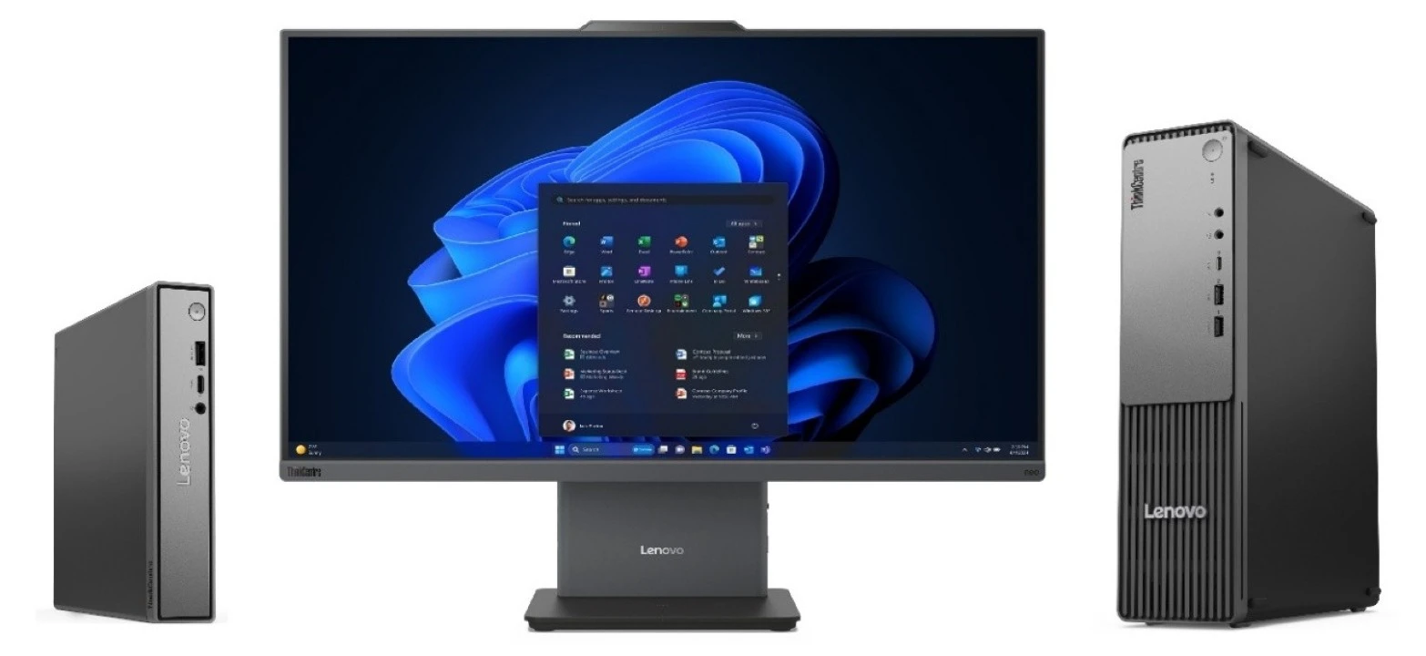 Lenovo apresenta ThinkCentre neo com IA da AMD para PMEs