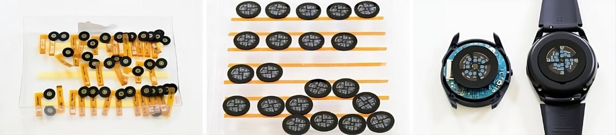 Protótipos de sensores desenvolvidos antes da integração na série galaxy watch8