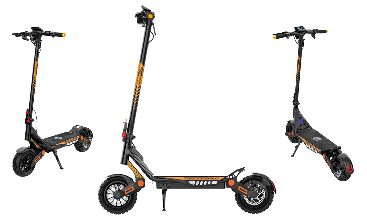 All road 6 pro: a nova trotinete elétrica todo o terreno