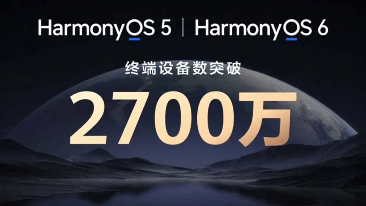 HarmonyOS 27 milhões