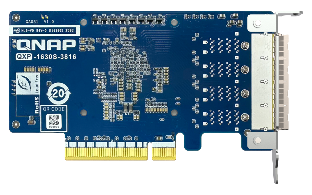 QXP 1630S 3816 Back placas de expansão, QNAP