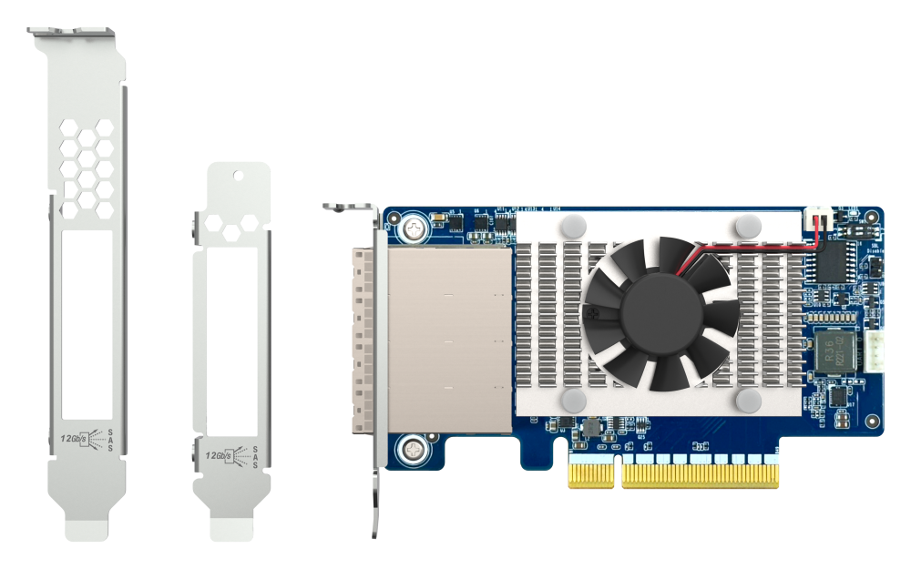 QXP 1630S 3816 Front2BBracket placas de expansão, QNAP