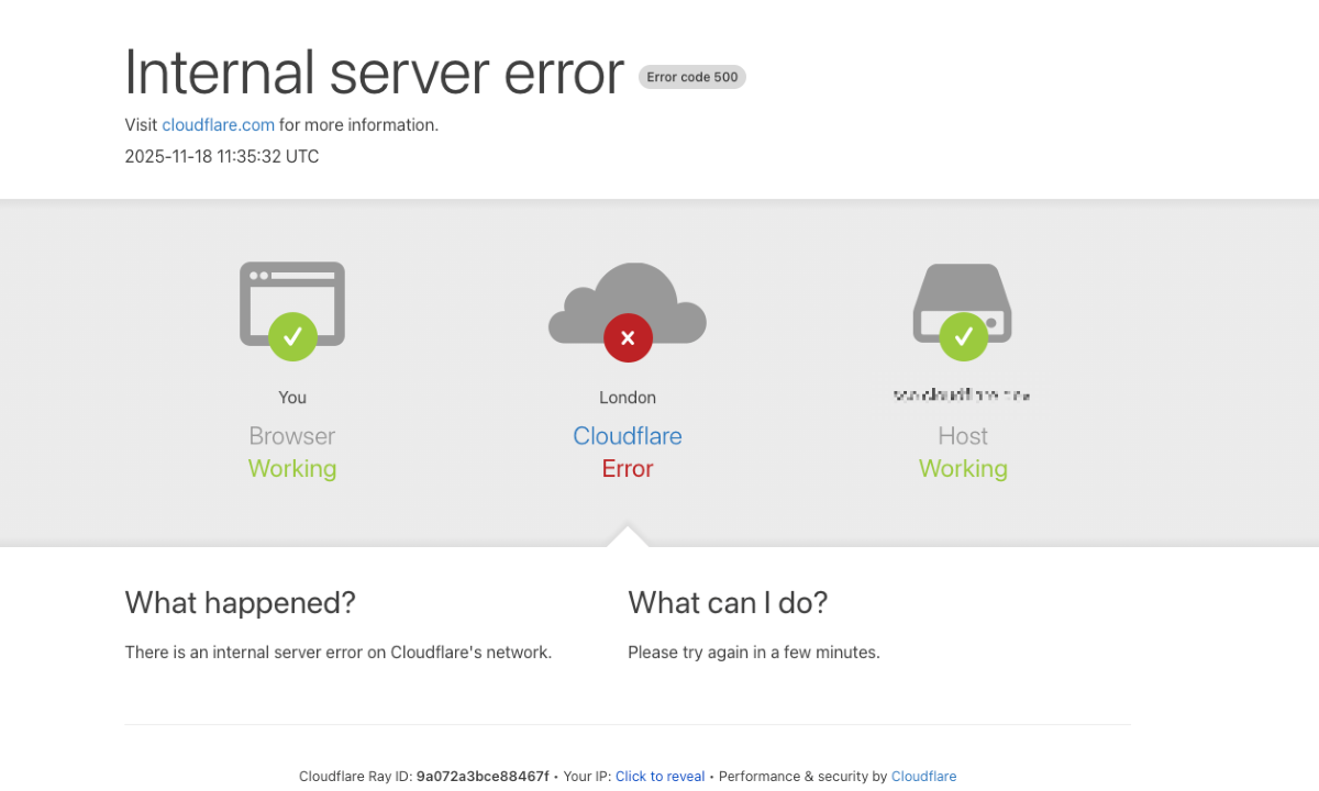 Falha Cloudflare: Erro interno de configuração, e não ciberataque, paralisa serviços globais