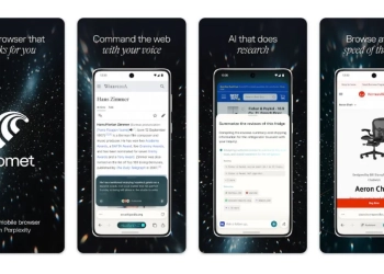 Perplexity lança navegador web "comet" para android