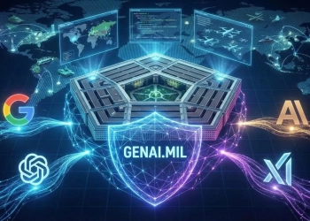 GenAI mil Departamento de Defesa dos EUA, DoW, Gemini for Government, GenAI.mil, plataforma de Inteligência Artificial TecheNet Genai. Mil: o plano de 800 milhões para modernizar a defesa dos eua