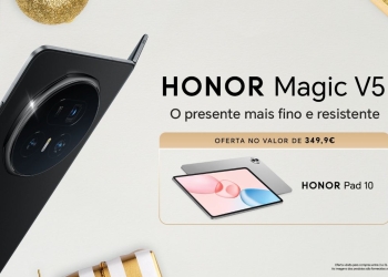 Honor magic v5: compra o dobrável e recebe um pad 10 de oferta