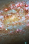Telescópio hubble capta "tempestade" de novas estrelas na galáxia ngc 1792