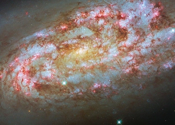 Telescópio hubble capta "tempestade" de novas estrelas na galáxia ngc 1792