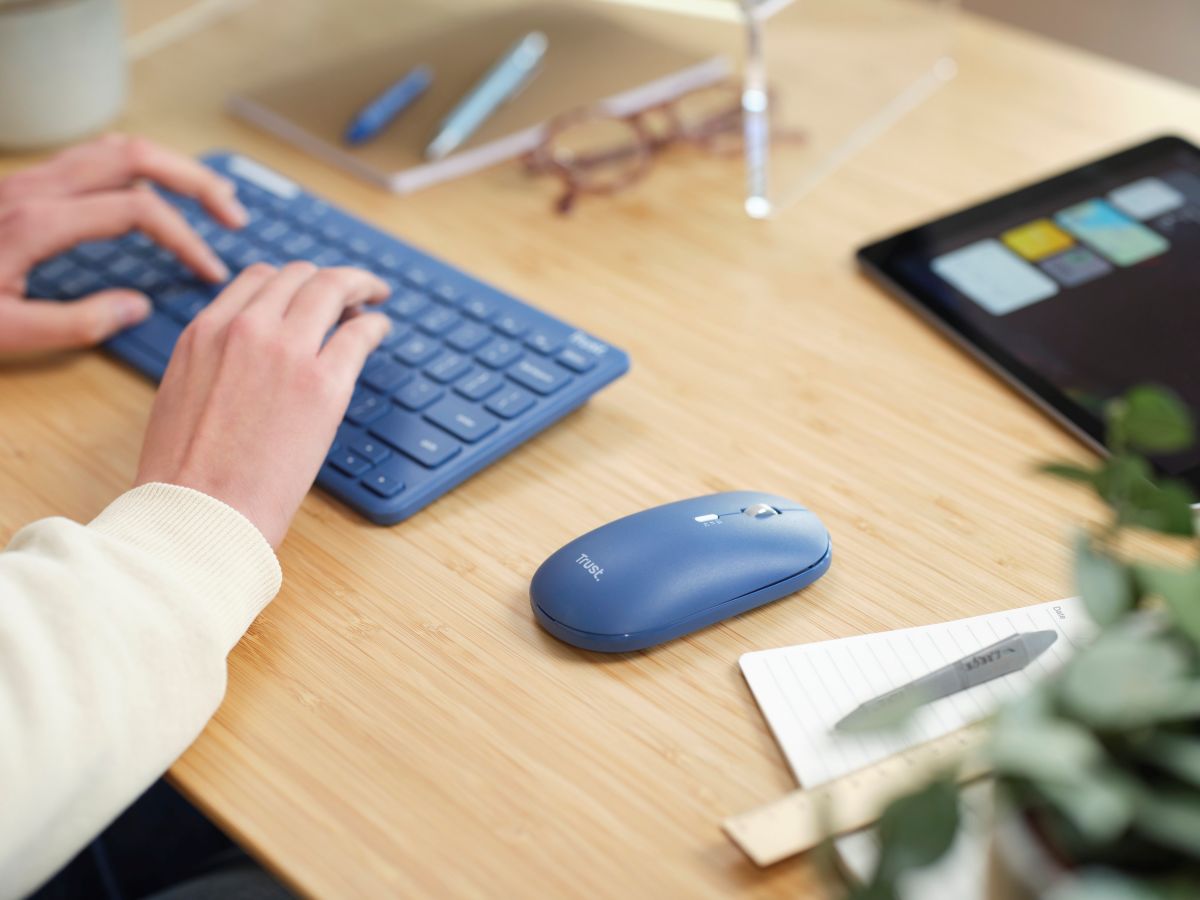 TECLARO LYRA E RATO WIRELESS natal, Trust TecheNet Pack teclado lyra e rato