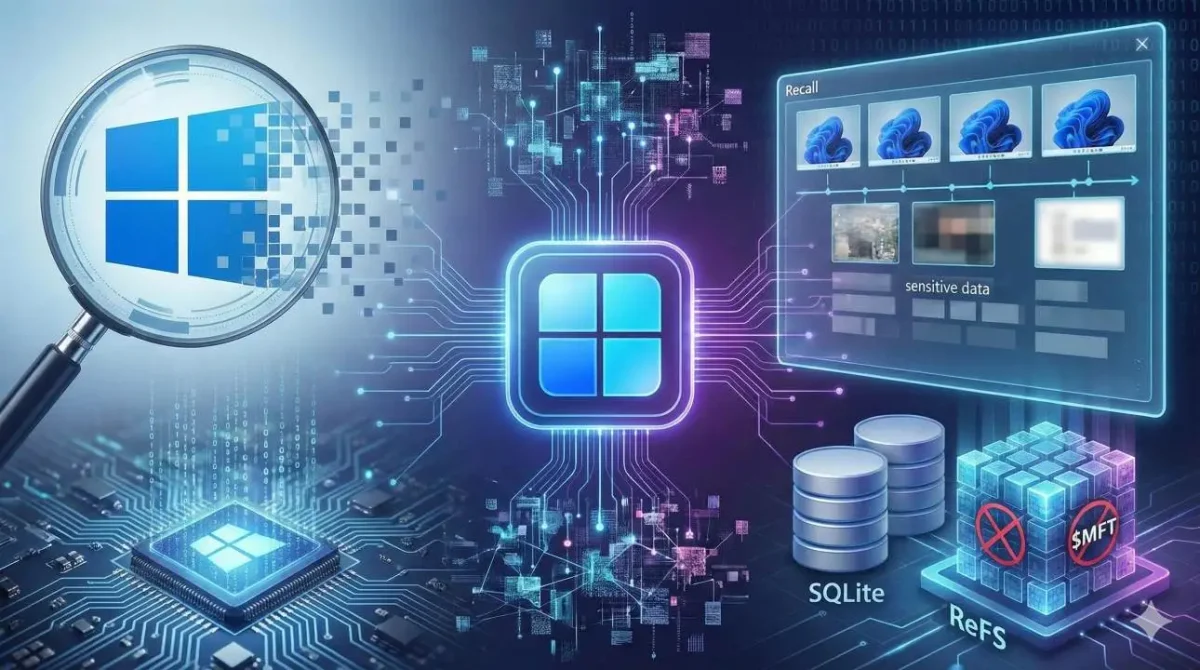 Windows 11 redefine vetores de análise forense