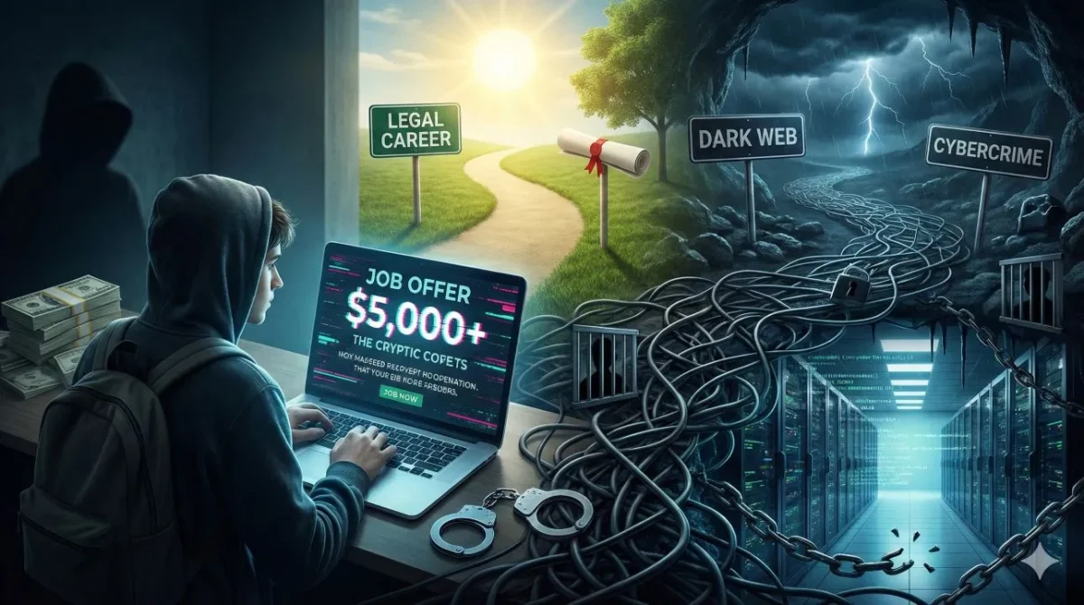 Salários de 5.000€: a armadilha da Dark Web para jovens