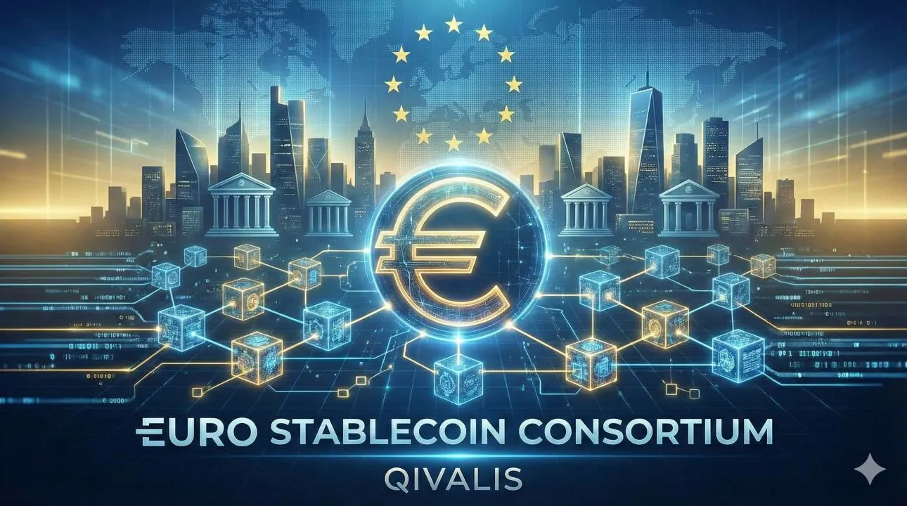 stablecoin indexada ao euro BNP Paribas, Qivalis, Stablecoin TecheNet 10 bancos europeus criam qivalis para lançar stablecoin indexada ao euro