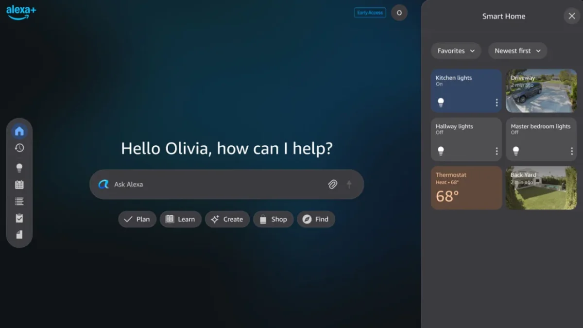 Amazon alexa web browser