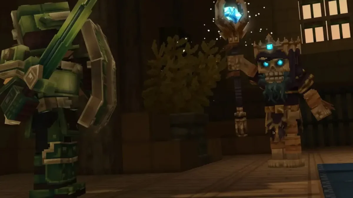 Burnt skeleton praetorian boss - hytale