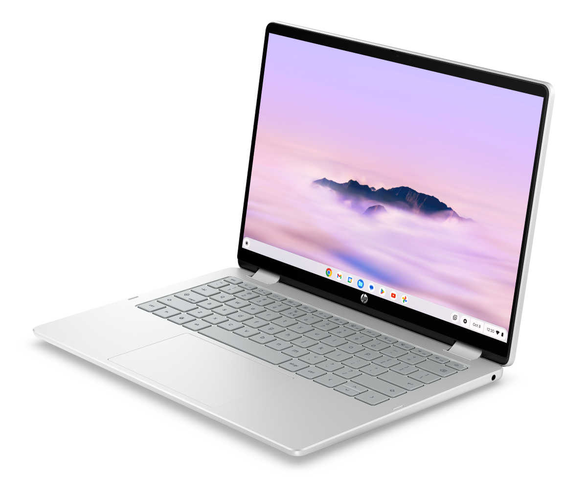 HP Chromebook Plus x360 14 GlacierSilver FrontLeft TecheNet Hp chromebook plus x360 14 glaciersilver frontleft