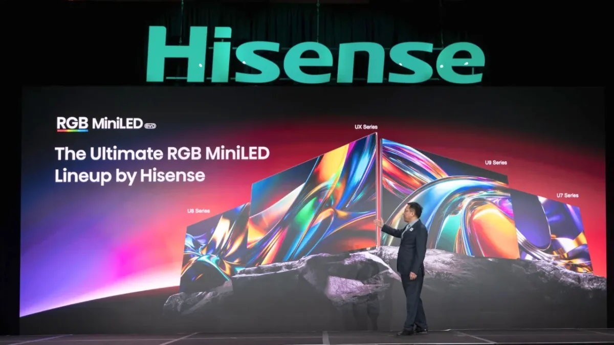 Hisense RGB MiniLED Evo TecheNet Hisense rgb miniled evo