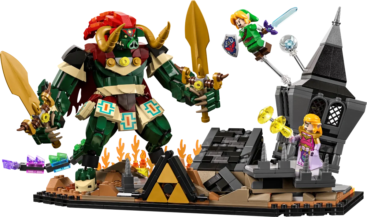 Lego zelda: ocarina of time ganha set oficial "a batalha final"