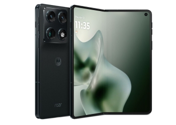 Motorola Razr fold black CES 2026, Lenovo Tech World 2026, Motorola Qira, Motorola Razr fold, Motorola Signature TecheNet Motorola razr fold é o primeiro dobrável tipo fold da marca