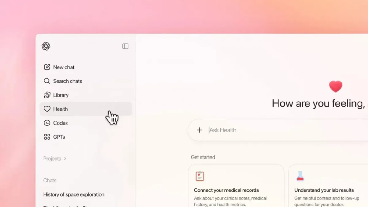 Openai chatgpt apple health
