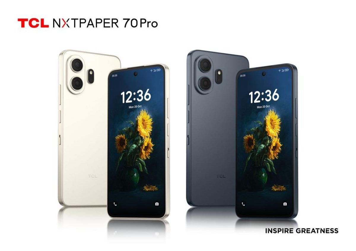 Tcl nxtpaper 70 pro: o smartphone que se transforma em e-reader com um toque