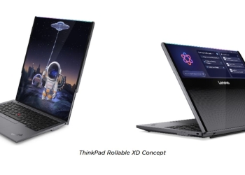 Lenovo revela thinkpad rollable xd concept na ces 2026