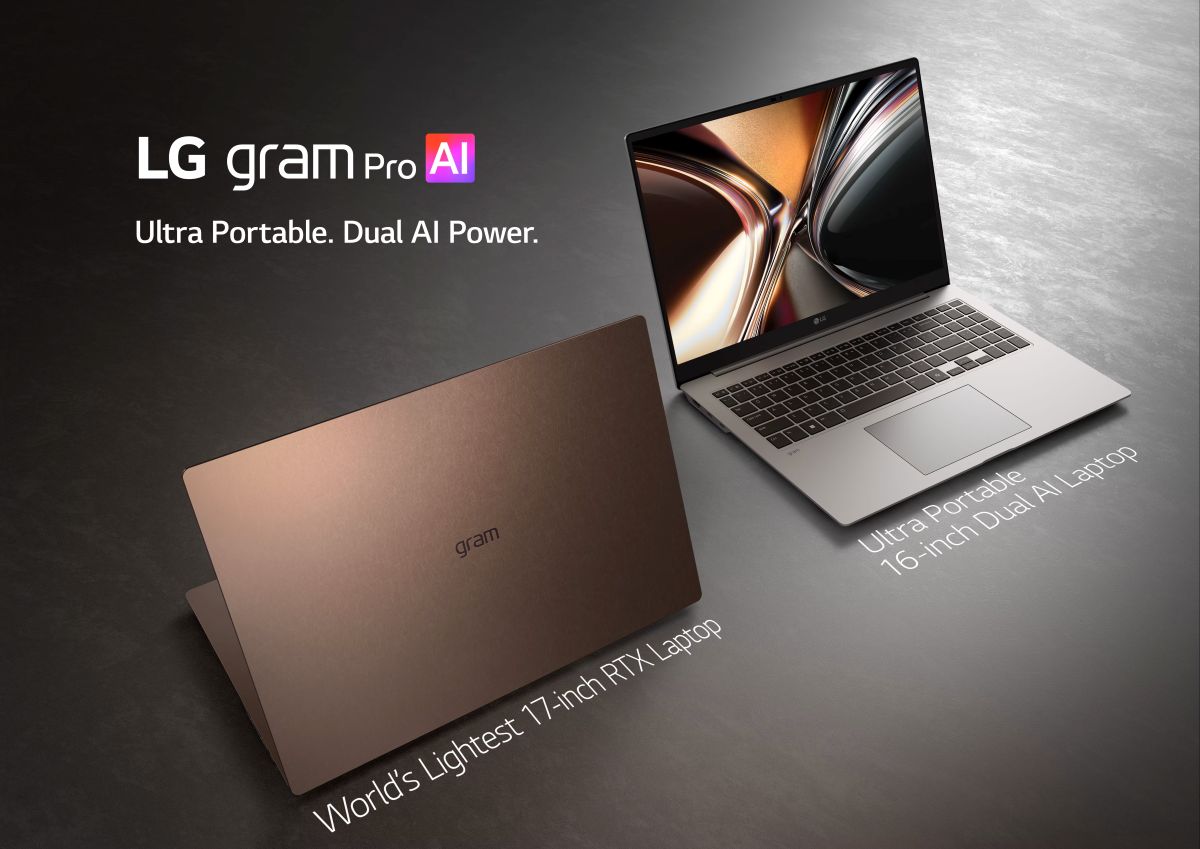 lg gram pro ai image 1 TecheNet Linha lg gram 2026 incorpora aerominum e dual ai