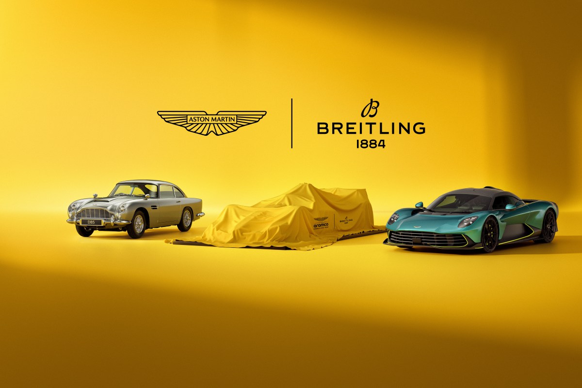 Breitling e aston martin: uma aliança global para a fórmula 1