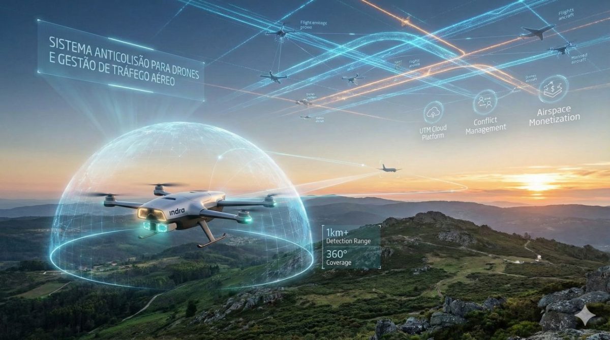 Indra testa com sucesso novo sistema anticolisão para drones