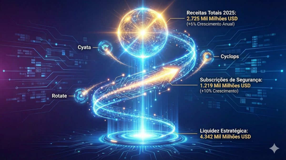 Check point atinge 2,7 mil milhões de dólares em 2025