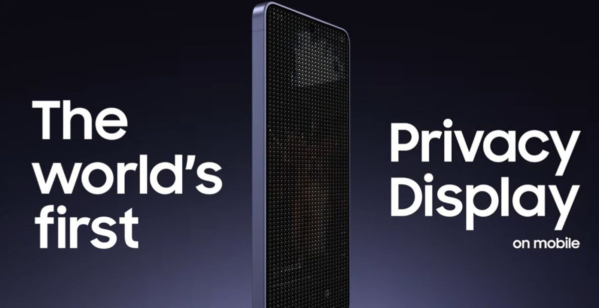 Privacy display no samsung galaxy s26 ultra