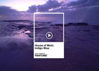 House of moto indigo: a motorola e a pantone criam uma cor global para a era da lifestyle tech