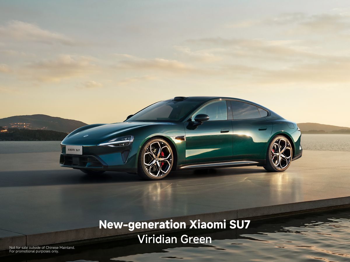 New generation Xiaomi SU7 04 Viridian Green Xiaomi SU7 TecheNet New generation xiaomi su7 04 viridian green xiaomi su7